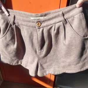 Wool dress shorts